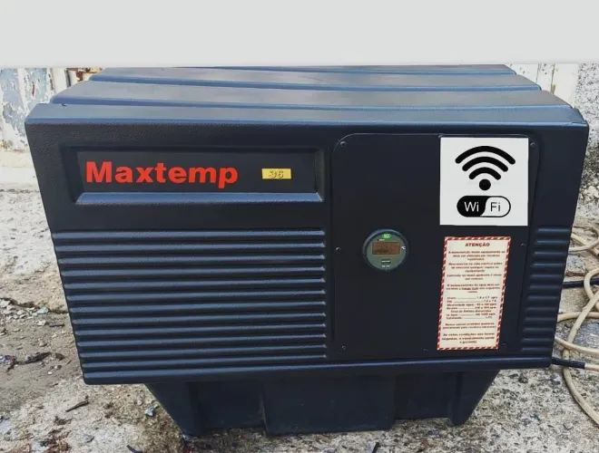 Trocador de calor maxtemp 36 com wifi até 40 mil litros