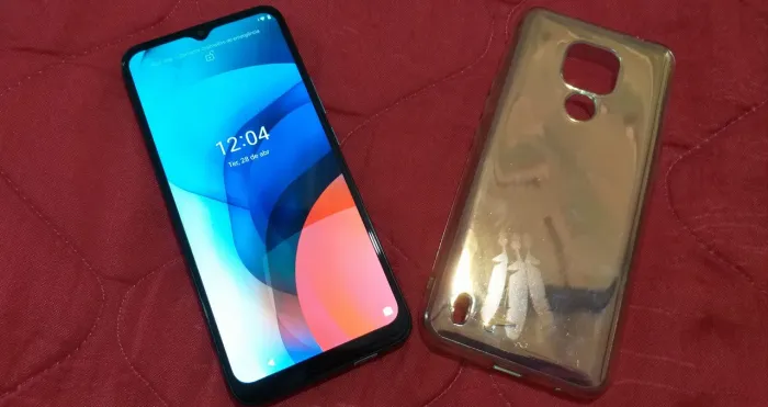 Motorola E7 Play xt2095 Dual Chip Capa Extra Película de Vidro Revisado Bateria Ok ZN SP