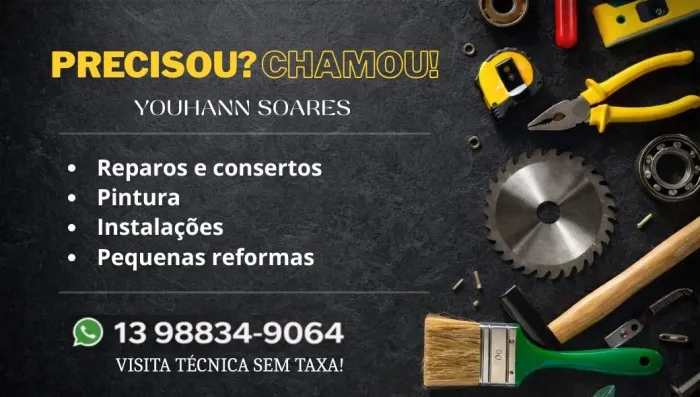 PRECISOU?CHAMOU! serviços domésticos.