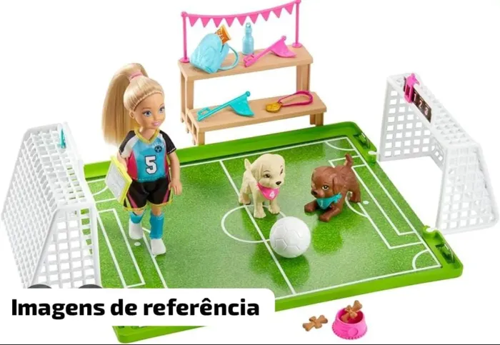 Lotinho de futebol Barbie para Kelly