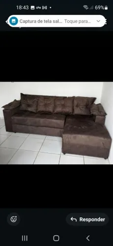 Sofá madri pronta entrega várias cores