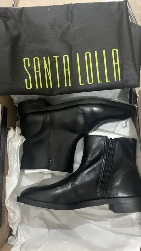 BOTA COURO MARCA SANTA LOLLA - NOVA