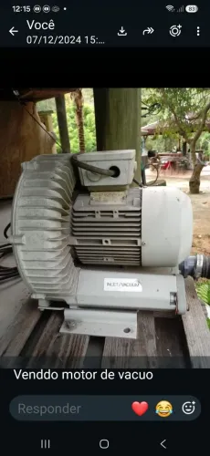 Motor de produção de vacuo