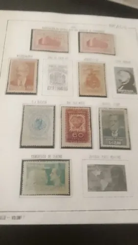 Coleção de selos 