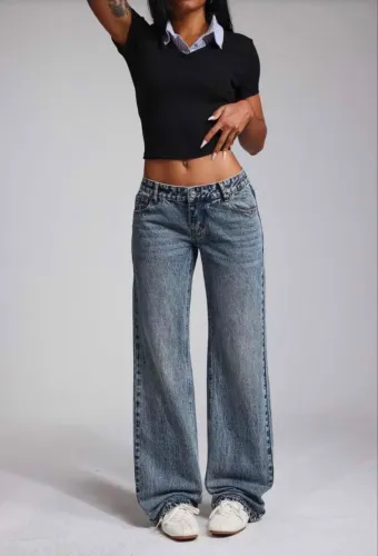 Calça cintura baixa SHEIN TAM P feminina