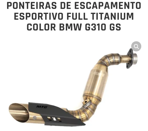 Ponteira de Escapamento Esportivo - BMW GS 310