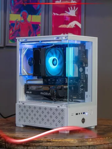 PC Gamer Ryzen 7 5700, 32GB, NVMe 1TB, RX 7600 8GB, Gabinete TGT Legion, Fonte 650W