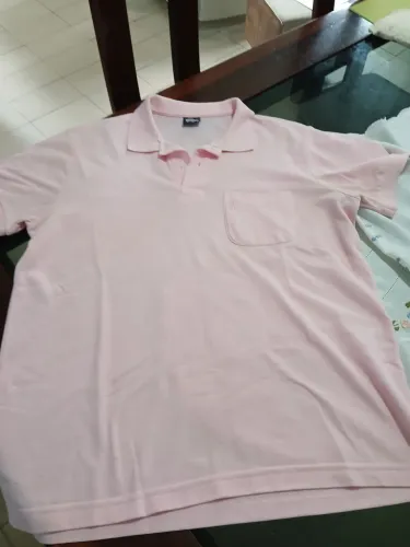 BLUSA POLO ROSA TAM M