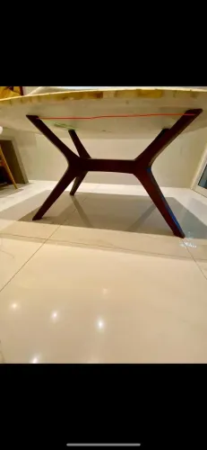 Base de madeira para mesa