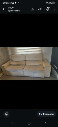 Sofa retratil de 2,50... abre 1,60