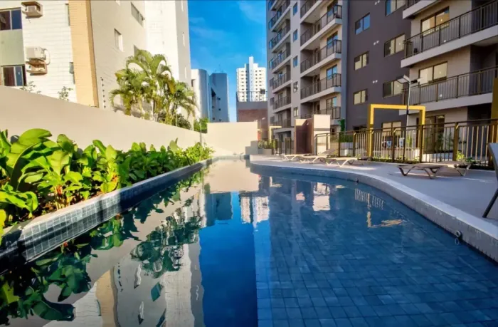 Alugar - Apartamento Projetado em Capim Macio - 3/4 Suíte - 72m² - Mood Parque das Dunas