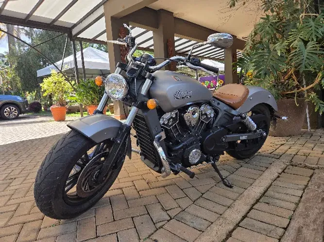 Indian Scout 2015, Apenas 469km, Escape Rinehart, Manual e Chave reserva