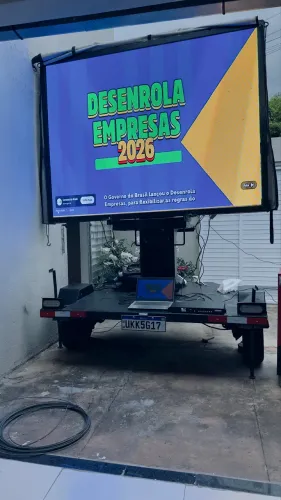Painel de Led móvel