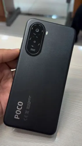 Smartphone Novo Lacrado - Poco M7 256/8 Preto - GLOBAL Tooop + Bateria Durável
