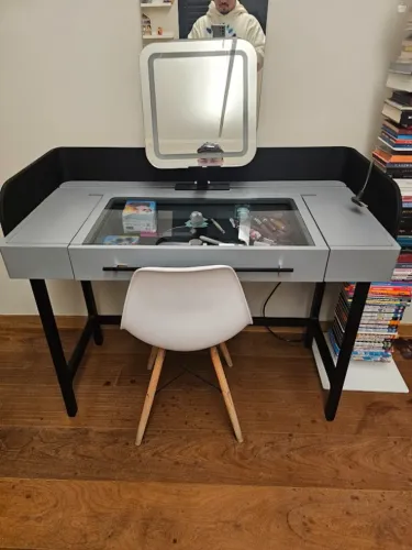Penteadeira Flexform Luce Dark/DK com Espelho LED - Seminova