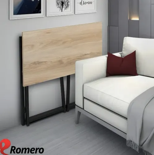 Escrivaninha Mesa Slim Multiuso Escritório Dobrável Romero