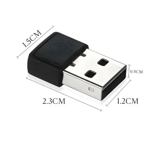 Adaptor WiFi USB 2,4 GHz (p/ internet sem fio) adaptador de rede sem cabo (tamanho míni)