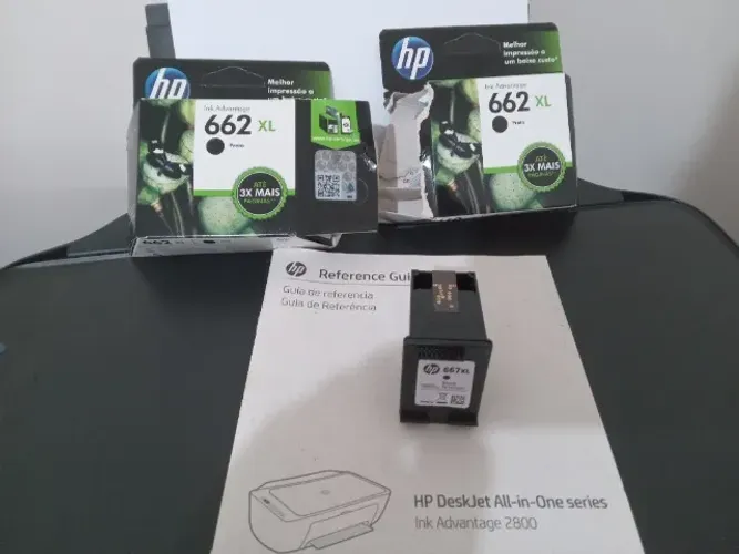 CARTUCHO HP 662 XL PRETO (2 UNIDADES)