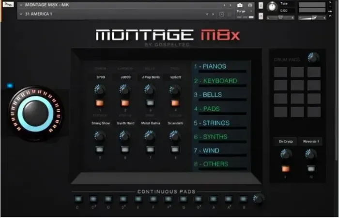 Biblioteca do Yamaha Montage + Kontakt + Instalação e suporte