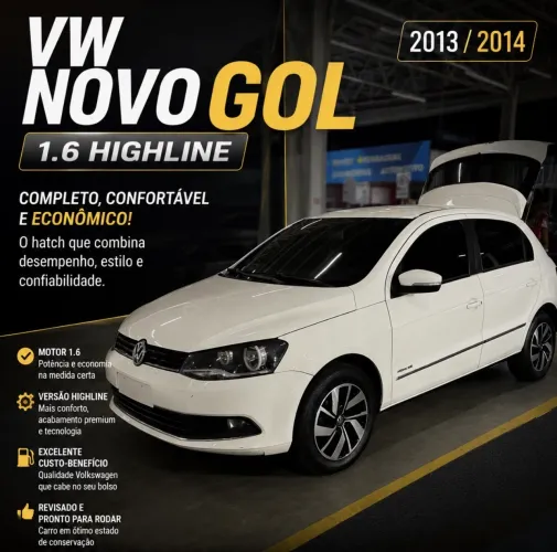 Volkswagen Gol Geração VI Highline 1.6 8V Total Flex Mec. 4P 2014