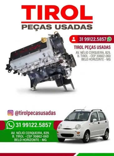 Motor parcial Chery QQ 1.1 4 cilindros 