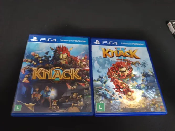 Combo Jogos Knack 1 e 2 PS4