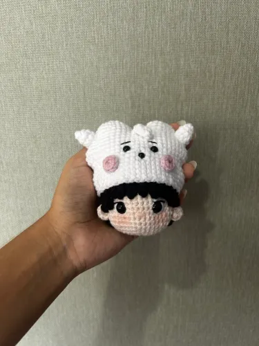 Chaveiro Jin BTS amigurumi