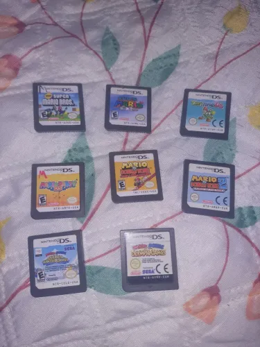Coletânea jogos mario para nintendo ds sem capa com 8 jogos(leia o anuncio)