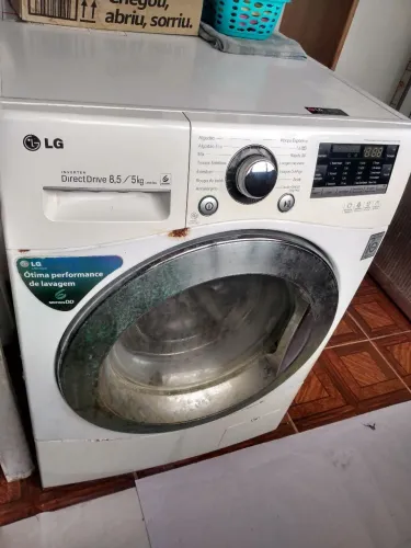 Máquina LG Lava e Seca 8,5Kg (Necessita Troca da Mangueira de Água ) LER DESCRIÇÃO!