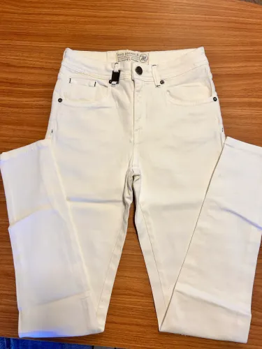 Calça skinny sarja branca, 36, Animale