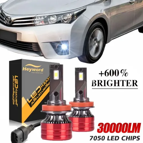 Kit Farol LED Automotivo Heyword<br>100W 30000LM