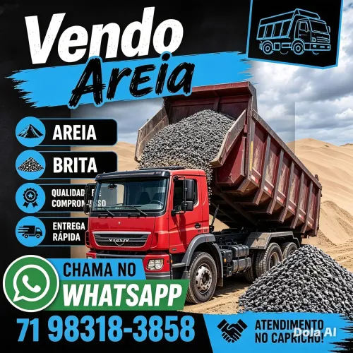 Brita Areia Gravilhao Pedrisco Pedra Alvenaria 