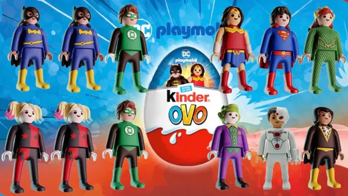 LOTE PLAYMOBIL DC - KINDER