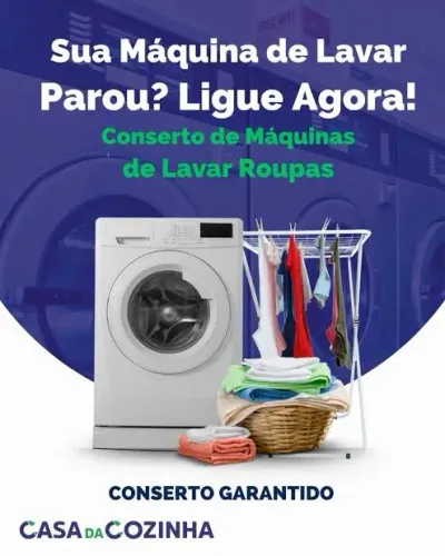 Conserto de máquina de lavar e lava e secar