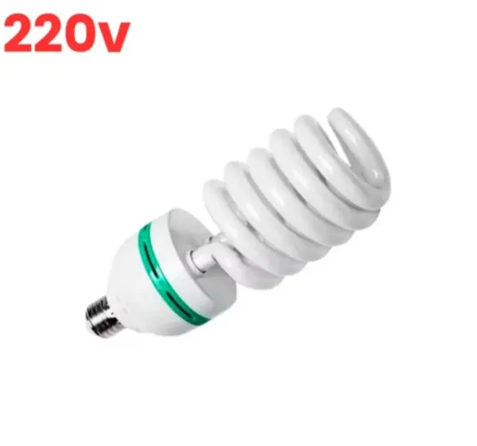 Lâmpada Fotográfica 150W 5500K Luz Branca 220V Soquete E27