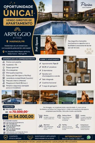Direto de imóvel residencial arpeggio 
