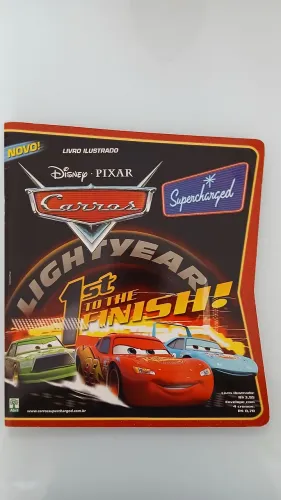 Álbum de Figurinhas - Carros Supercharged Disney Pixar