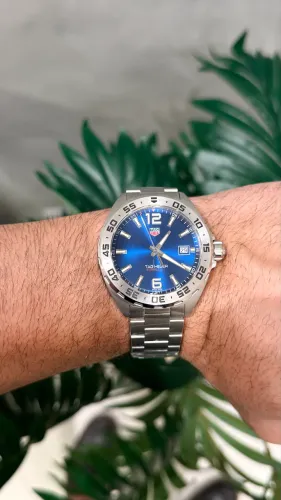 TAG Heuer Formula 1 Date 41mm - Blue Dial | WAZ1118. BA0875 - NOVO/SEM USO FULL SET