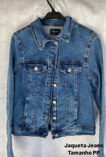 Jaqueta jeans , tamanho PP , marca Marfino ótimo estado