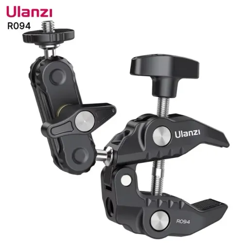 Suporte de Guidão Ulanzi R094 para GoPro e Câmeras de Ação Cor Preto