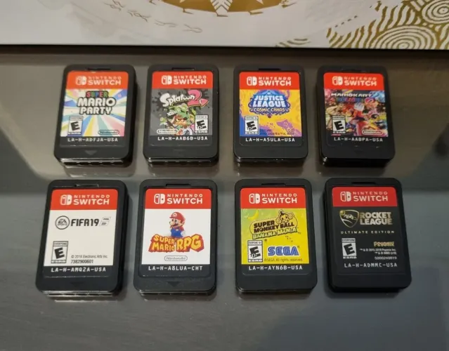 Coleção jogos de Nintendo Switch