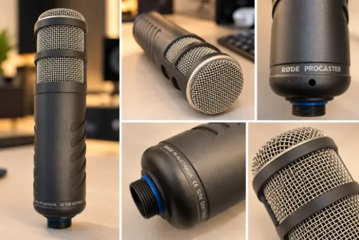 2 Microfones RØDE Procaster Profissional XLR
