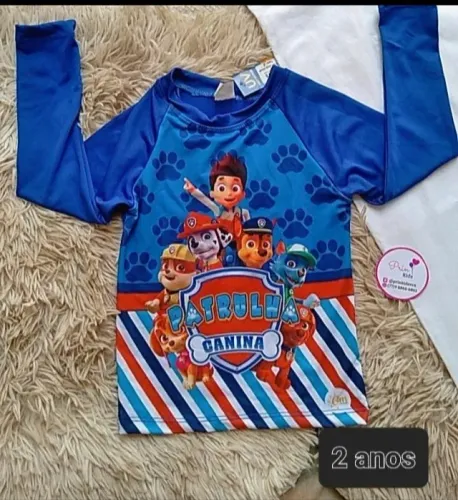 Camisa de proteção solar infantil