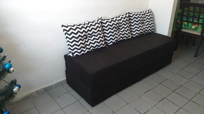 Bicama 3 almofadas estampadas de fábrica m