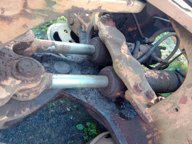 Pistão de giro retro Case 580 L