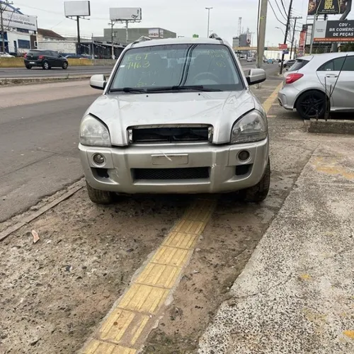 Tucson 2.7 2008 V6 Farol Motor Capo Porta Retrovisor Cambio Airbag Sucata 