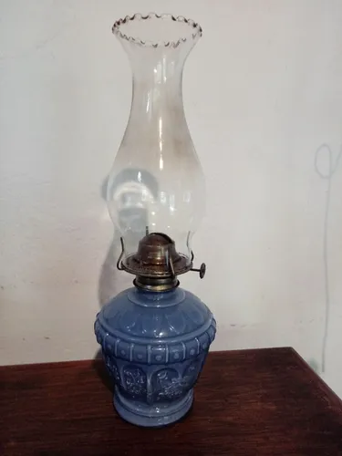 Lampião antigo de vidro