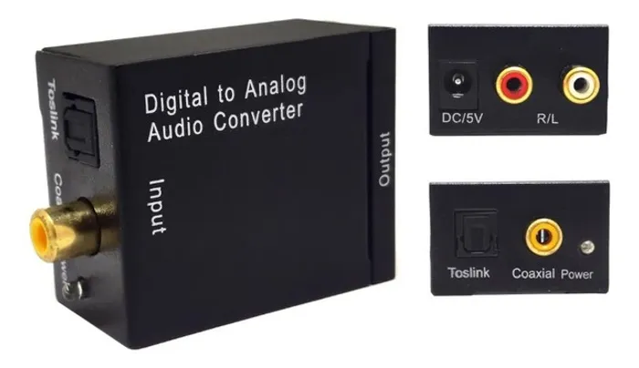 Conversor de Audio Otico Para RCA
