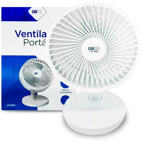Ventilador de Mesa USB Medio Potente Silencioso 3 Velocidades 18 Cm