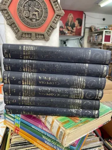 Enciclopédia brasileira cbl 6 volumes completa capa dura João balbino silva